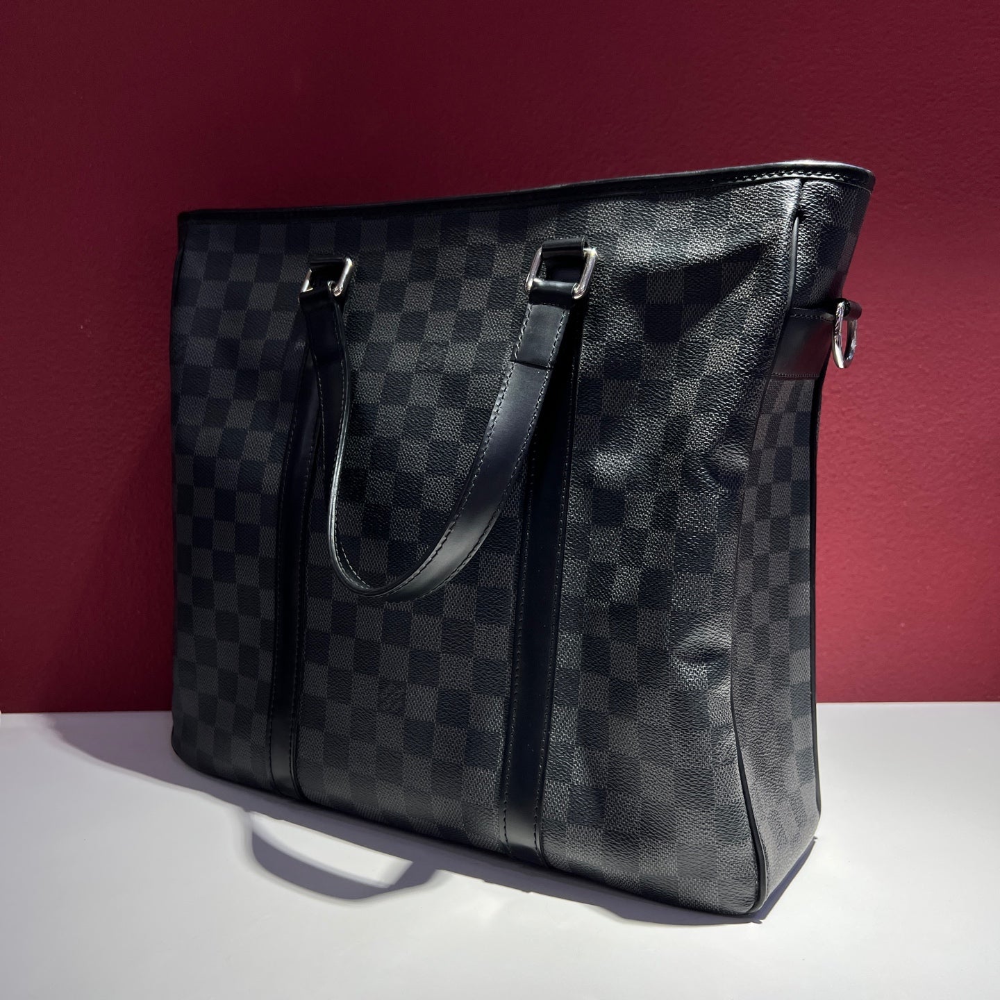 Louis Vuitton Leather Black Satchel Length 35 x Width 10 x Height 33 cm N41259