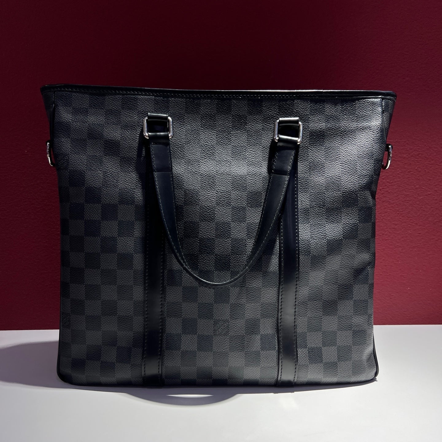 Louis Vuitton Leather Black Satchel Length 35 x Width 10 x Height 33 cm N41259