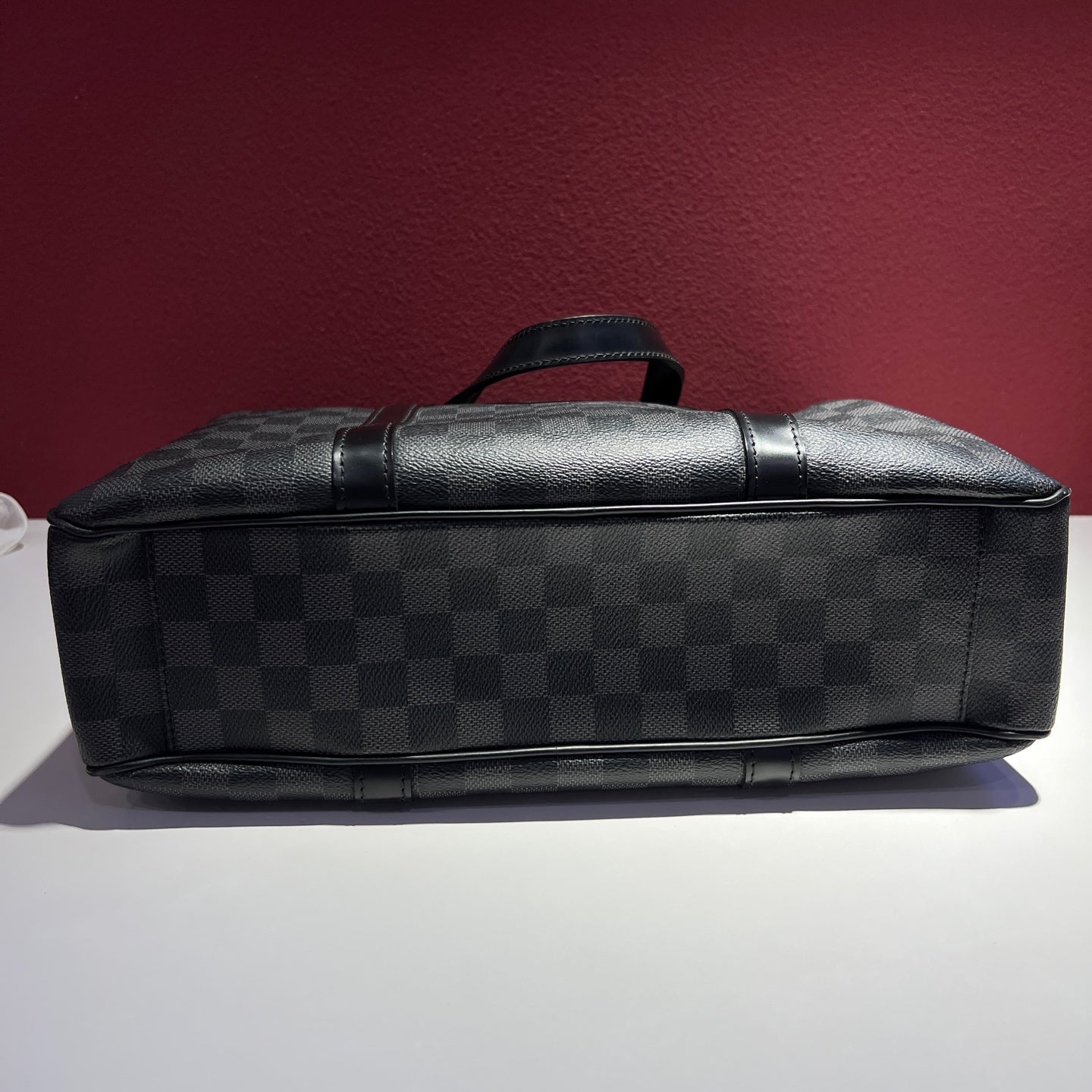 Louis Vuitton Leather Black Satchel Length 35 x Width 10 x Height 33 cm N41259