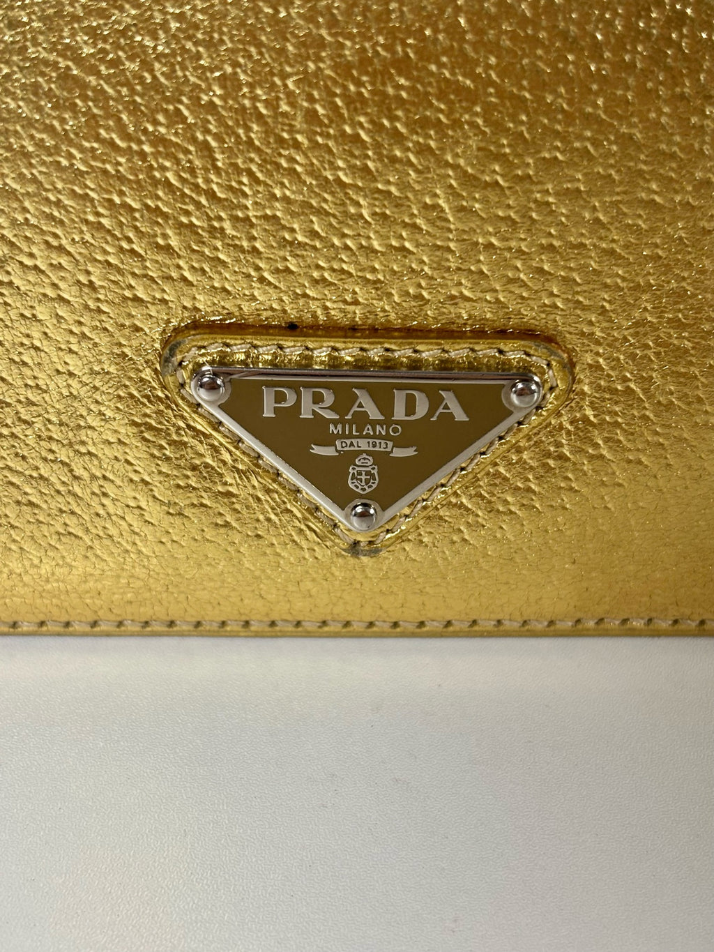 Prada Gold Crossbody