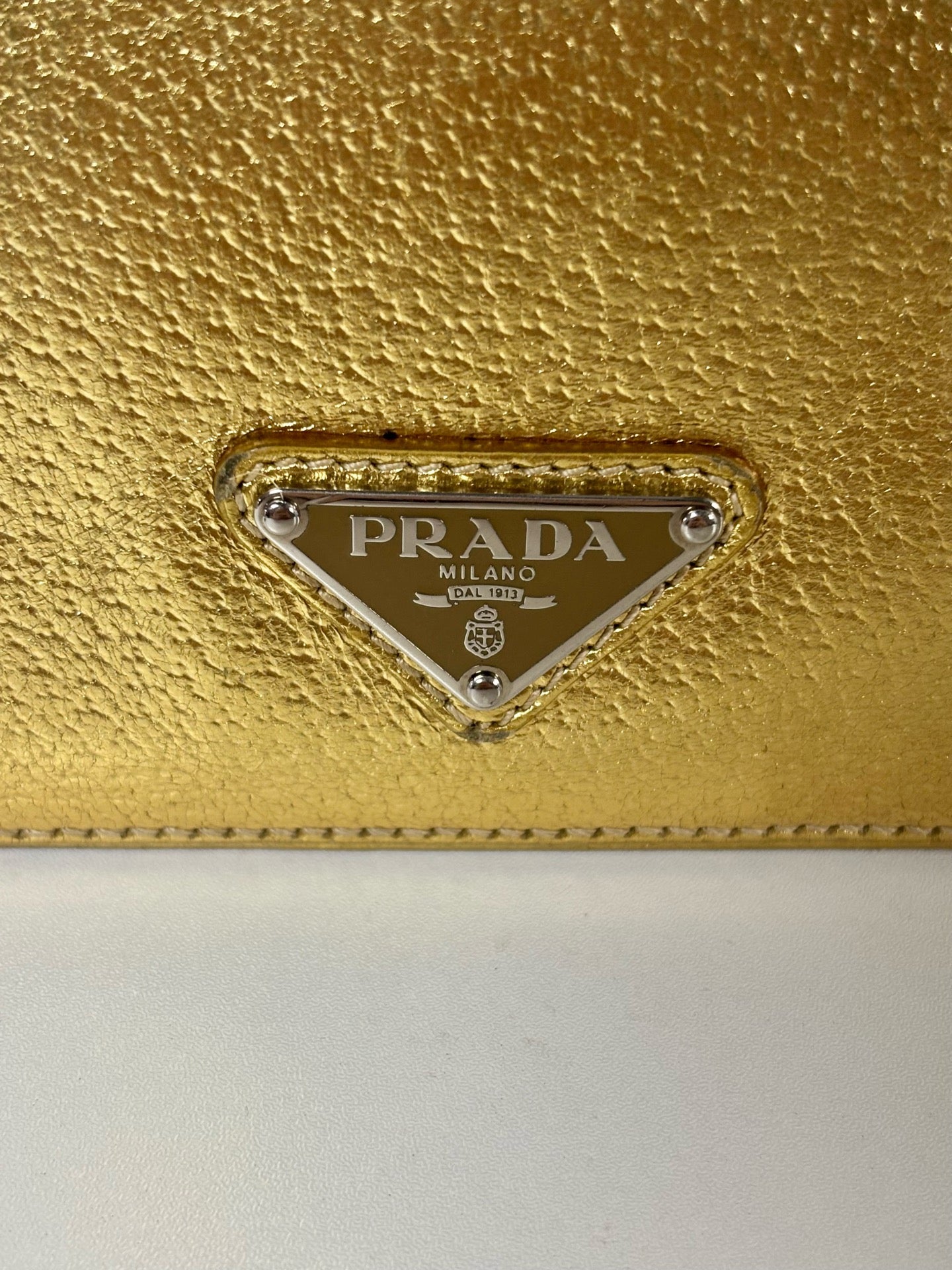 Prada Gold Crossbody