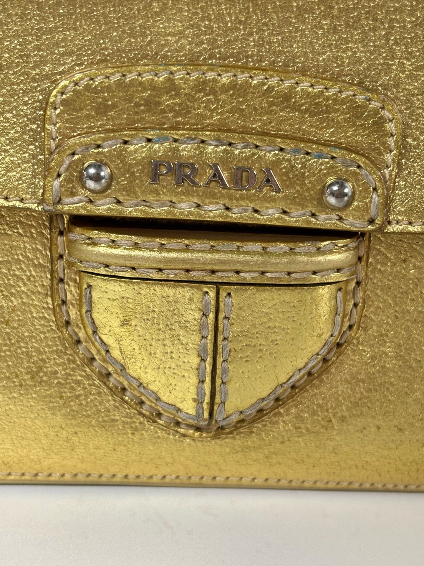 Prada Gold Crossbody