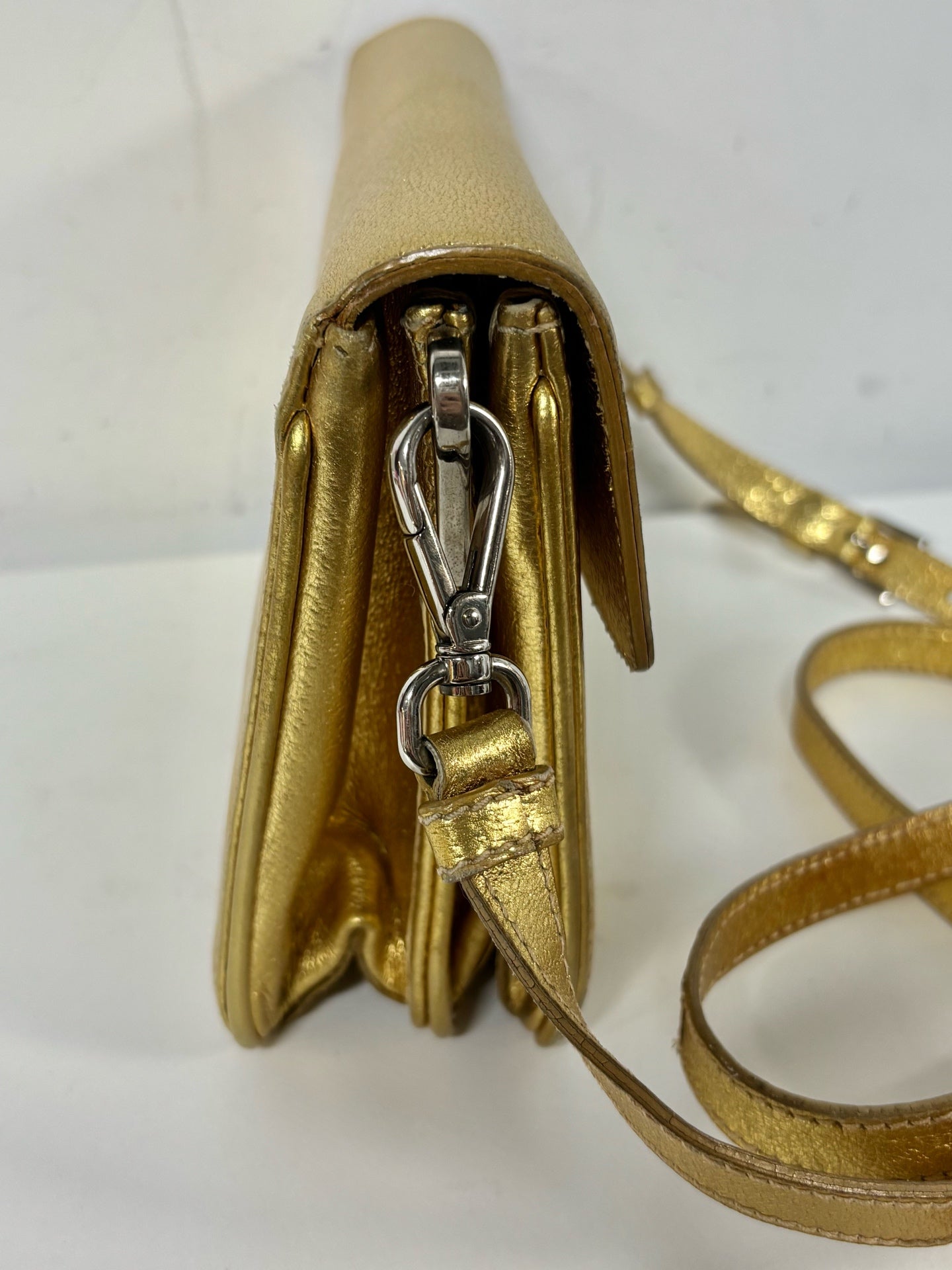 Prada Gold Crossbody