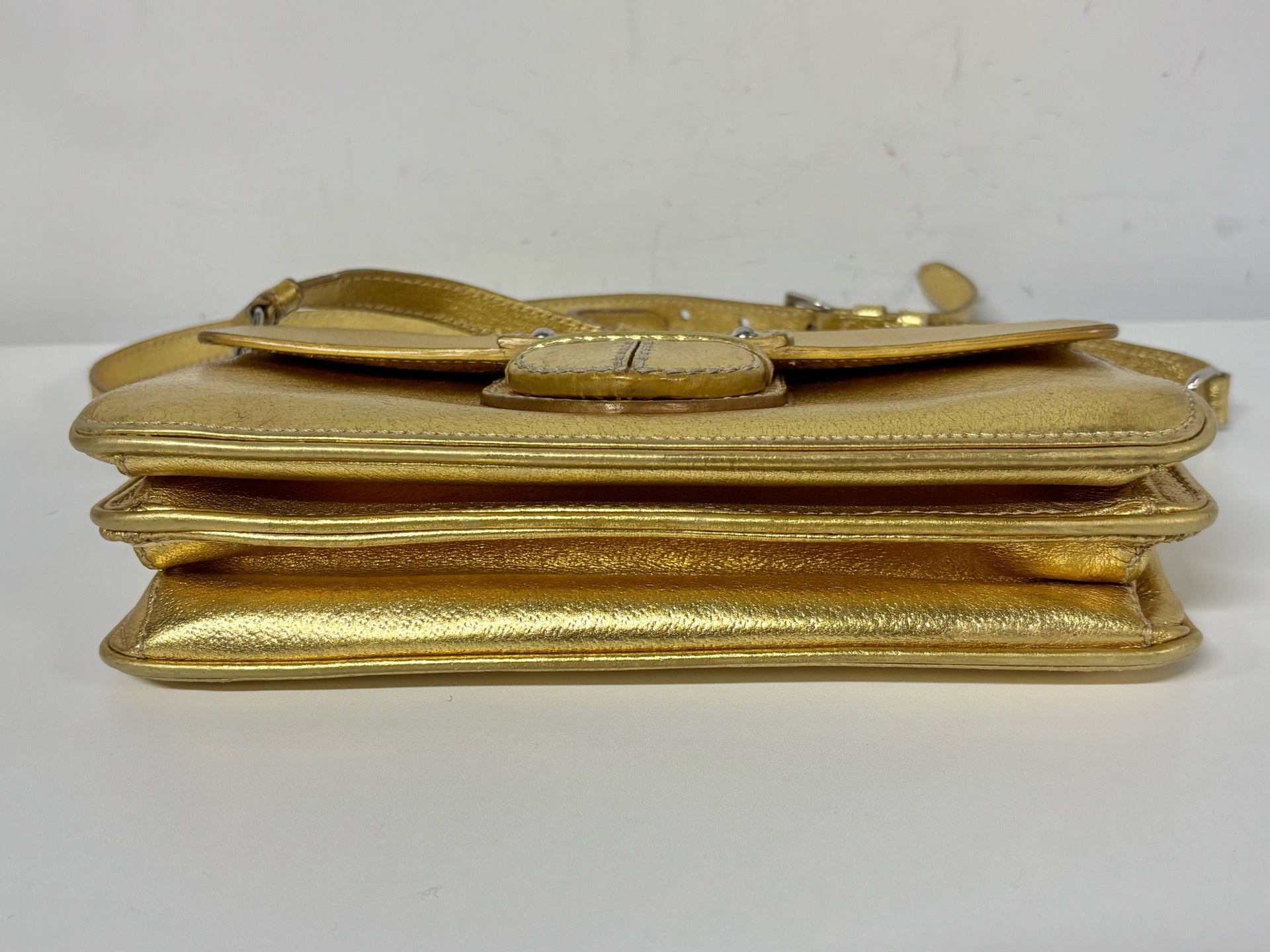 Prada Gold Crossbody
