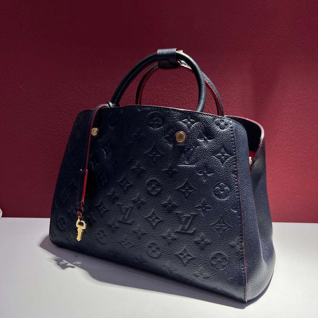 Louis Vuitton Blue Satchel M42747
