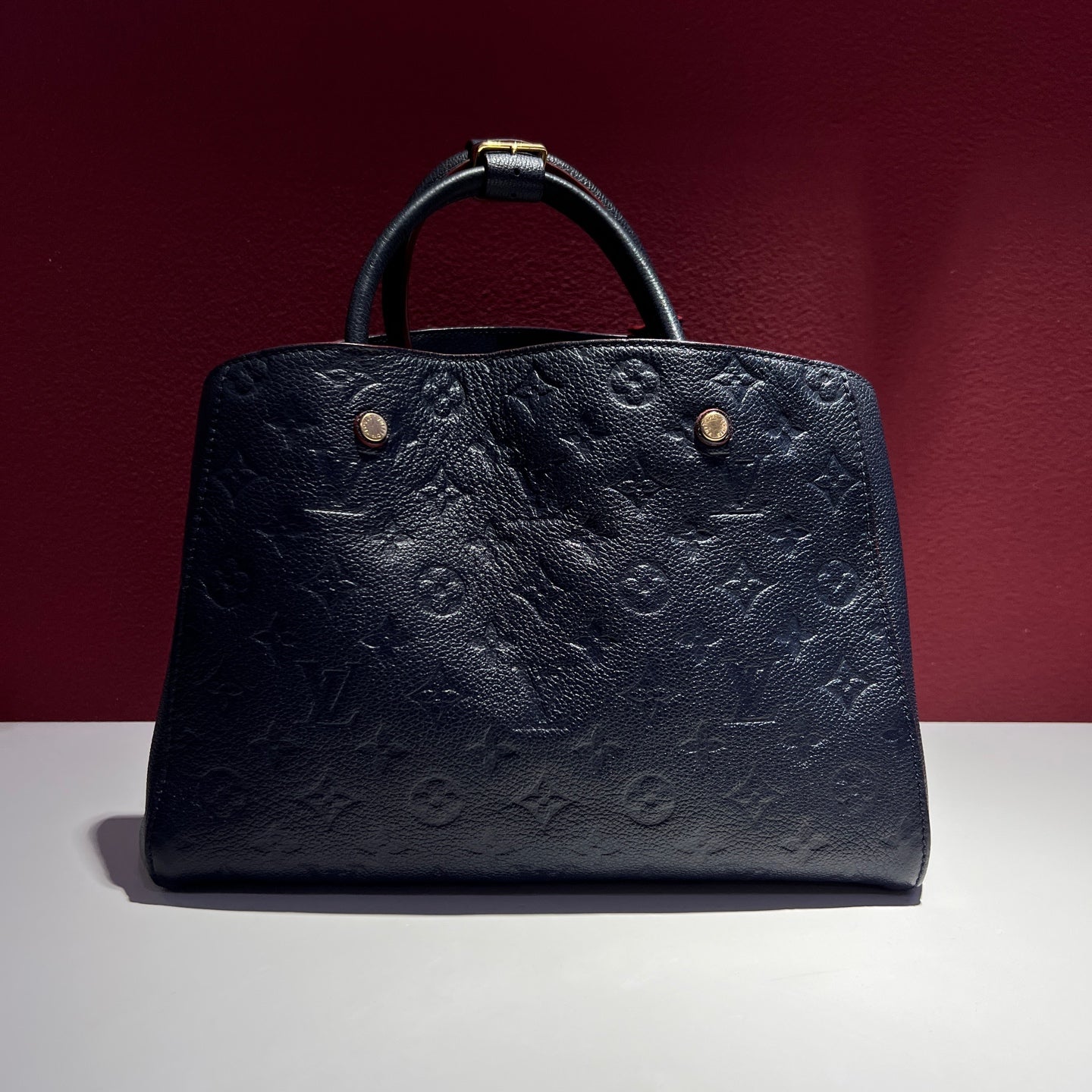 Louis Vuitton Blue Satchel M42747