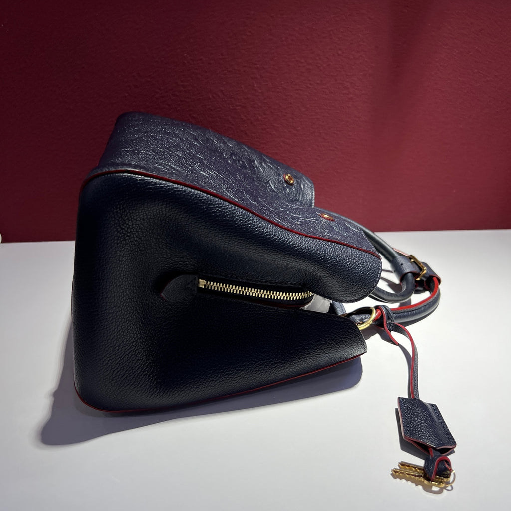 Louis Vuitton Blue Satchel M42747