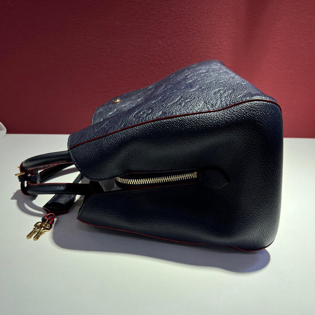 Louis Vuitton Blue Satchel M42747