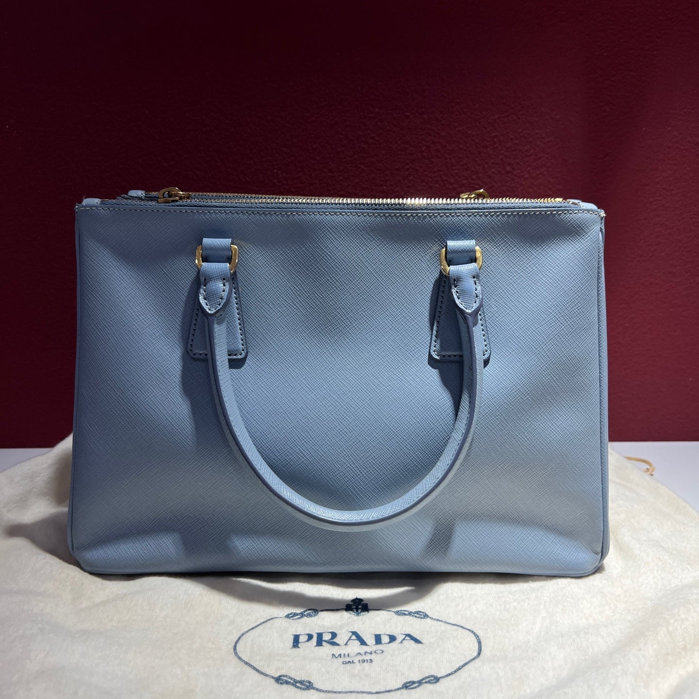 Prada Blue Satchel