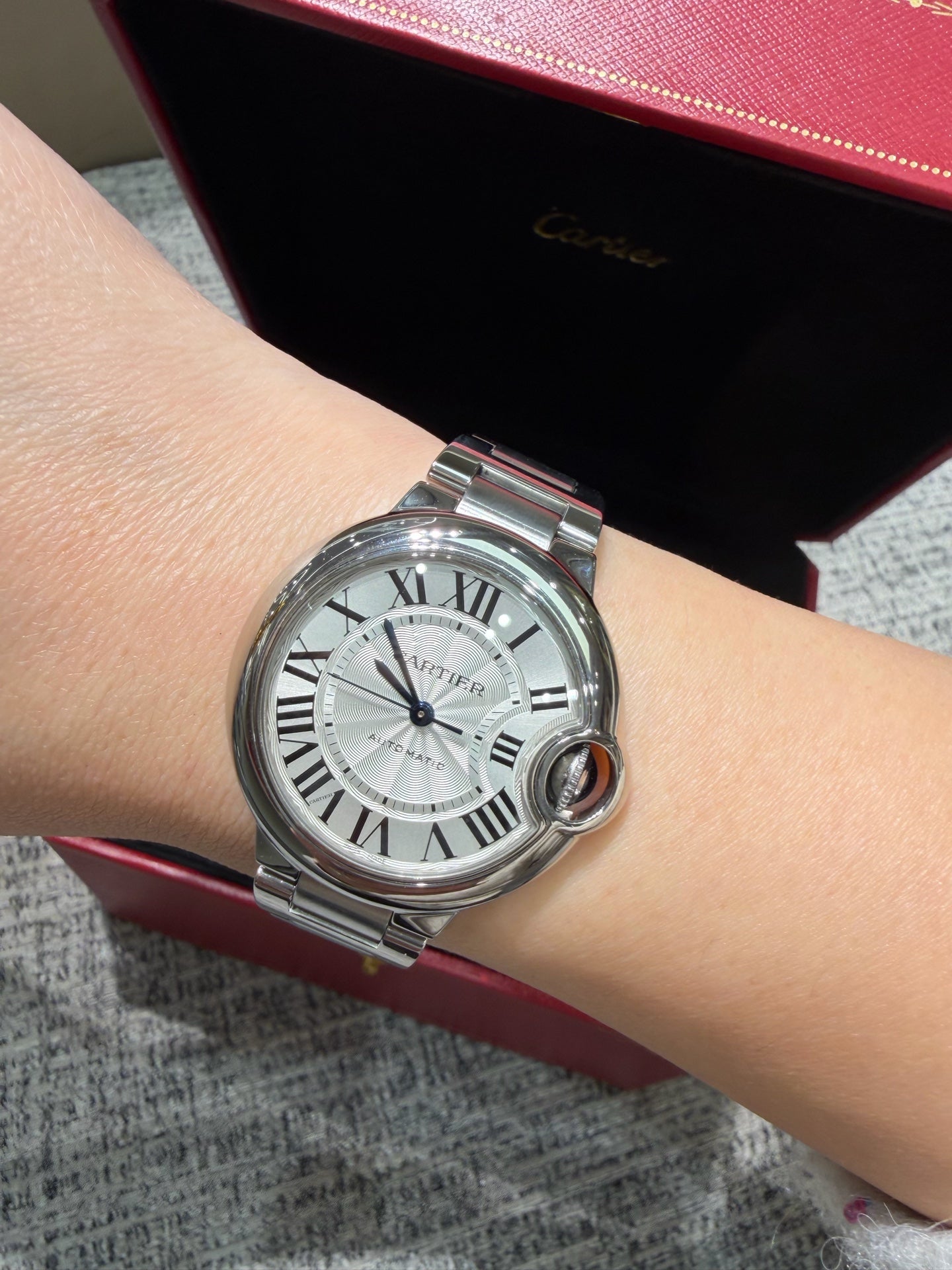 Cartier Ballon Bleu de Cartier Cartier Blue Balloon watch Automatic (self-winding) watch 33mm WSBB0044