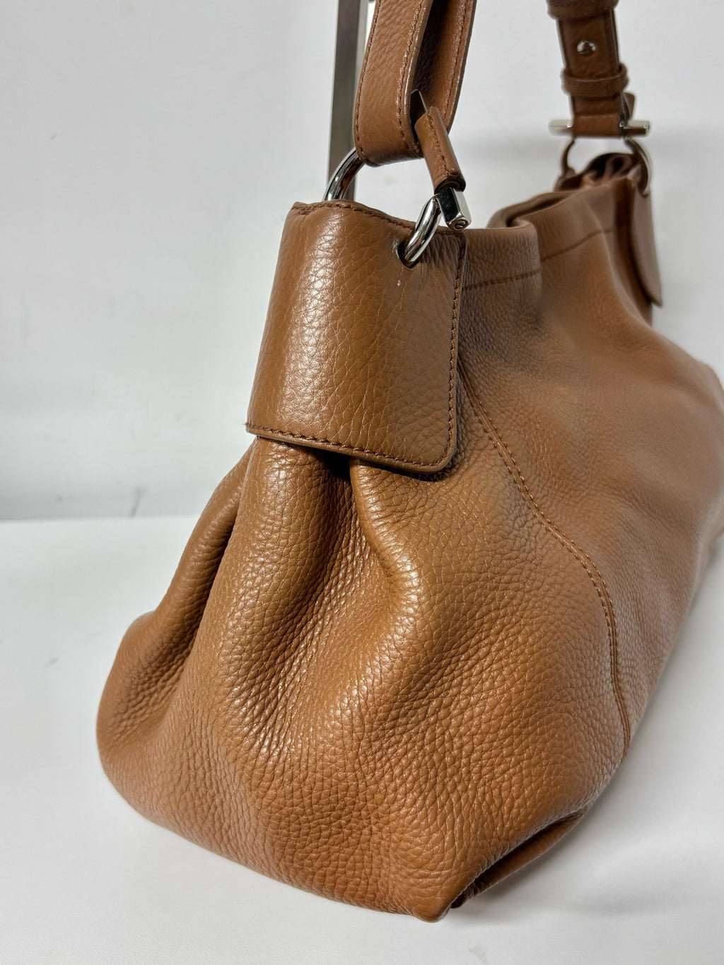 Salvatore Ferragamo Brown Satchel