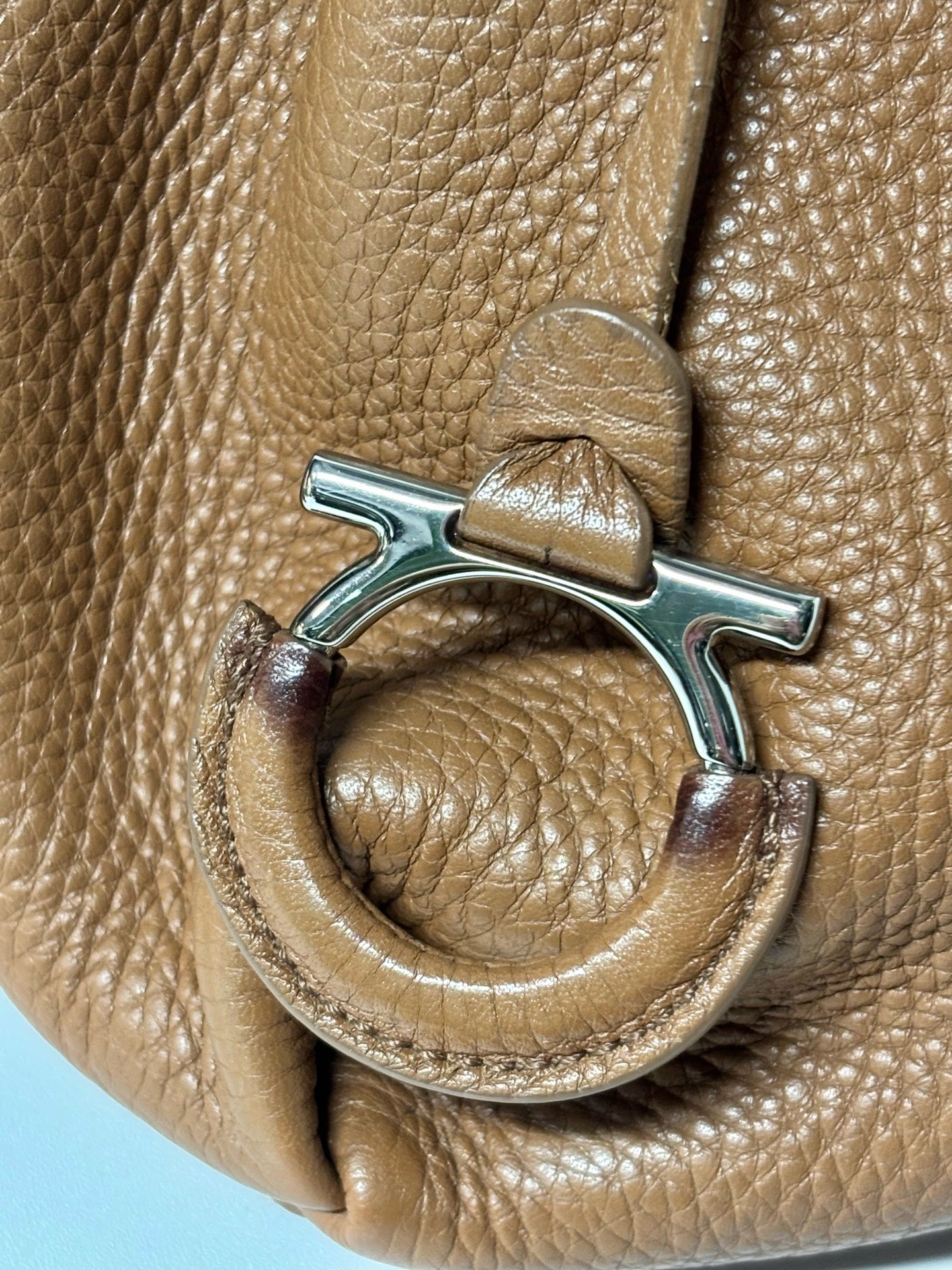 Salvatore Ferragamo Brown Satchel