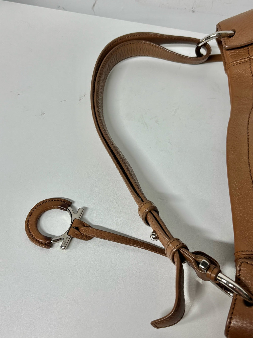 Salvatore Ferragamo Brown Satchel