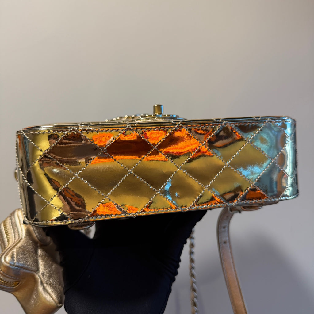 Chanel Gold Backpack