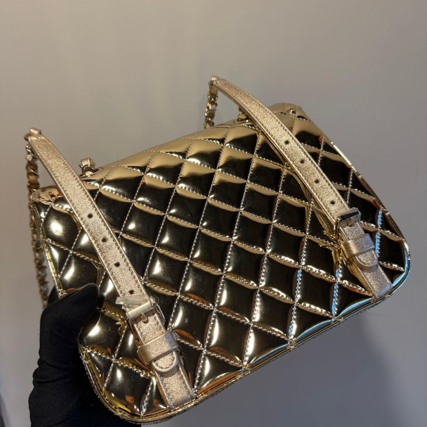Chanel Gold Backpack