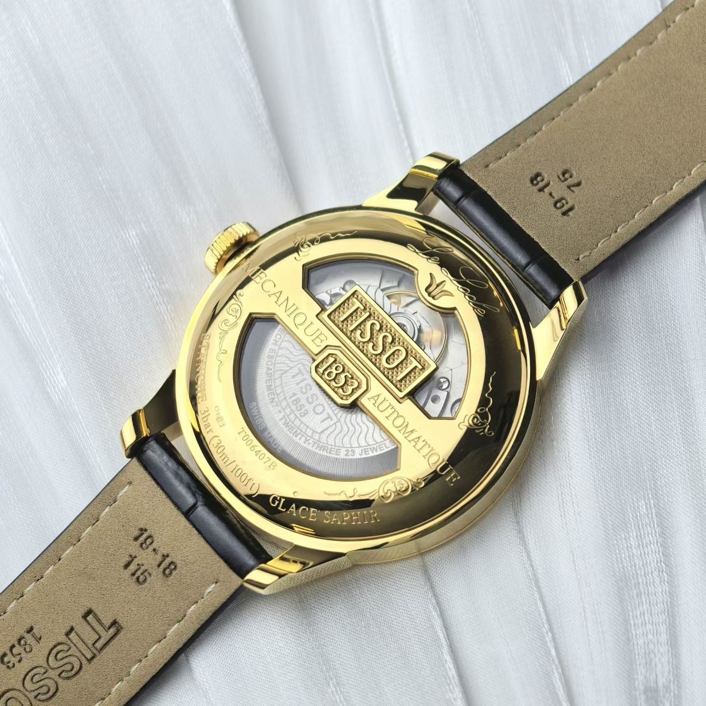 Tissot Classic White Automatic (self-winding) watch 39.3 millimeters T006.407.36.263.00