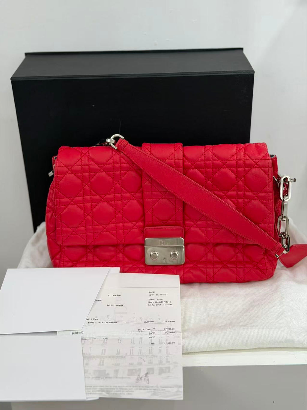 Dior Red Shoulder Bag
