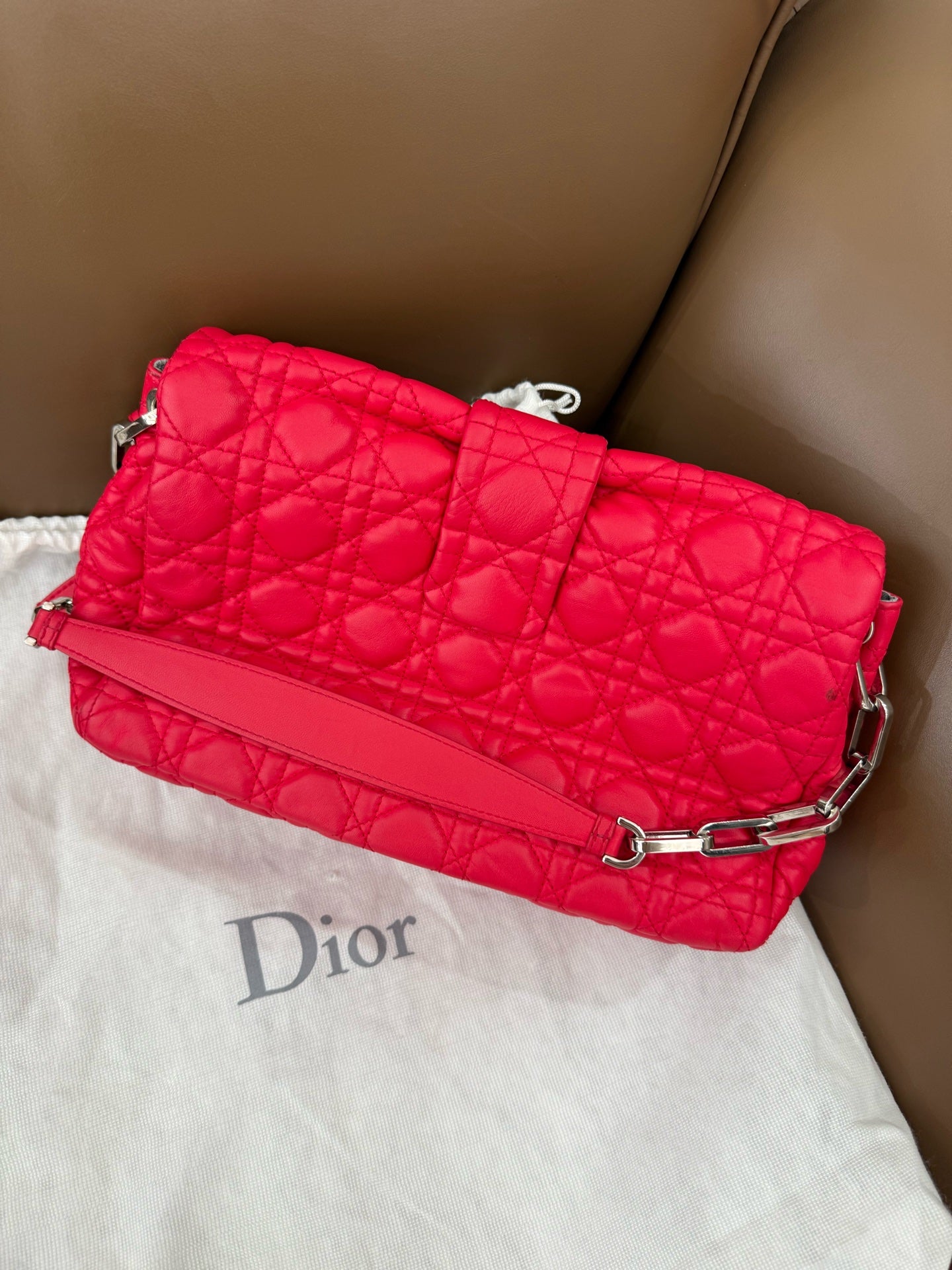 Dior Red Shoulder Bag