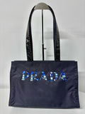 Prada Cordura Blue Shoulder Bag