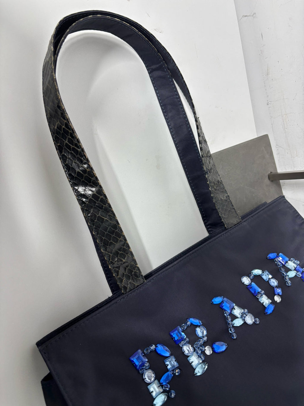 Prada Cordura Blue Shoulder Bag