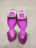空白 Red Flat shoes