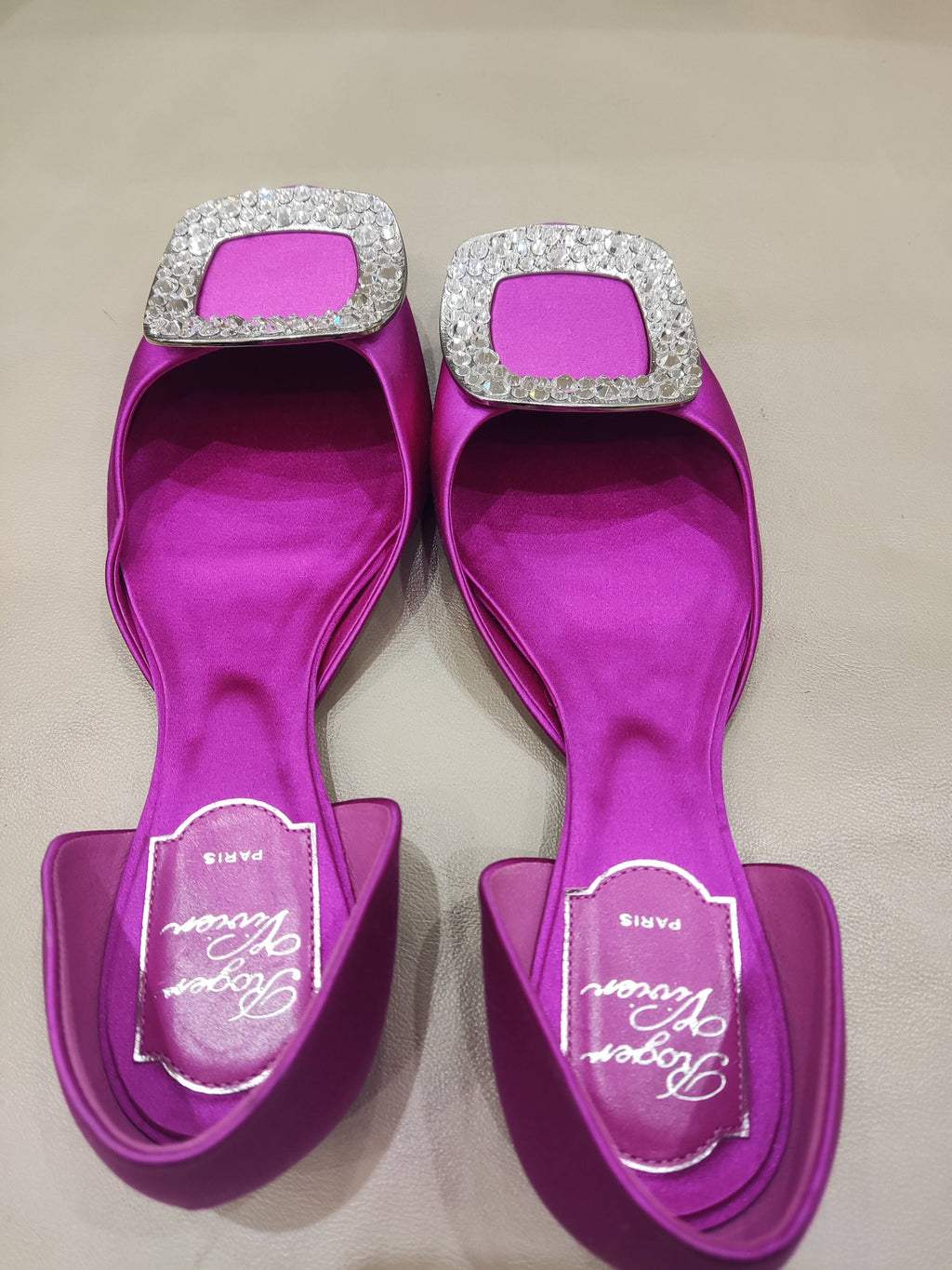 空白 Red Flat shoes