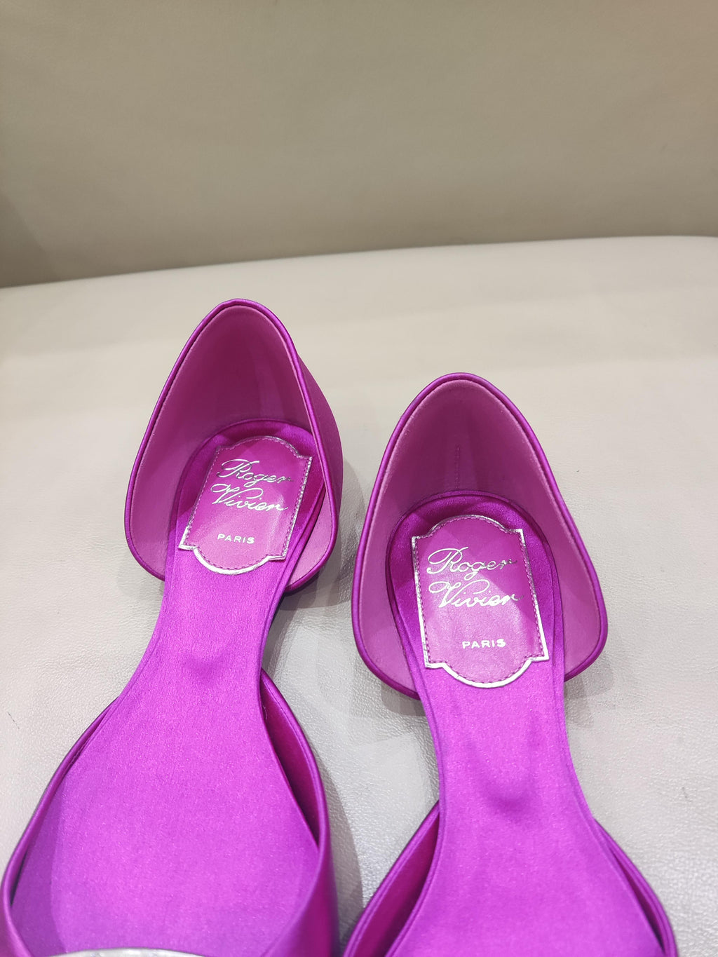 空白 Red Flat shoes
