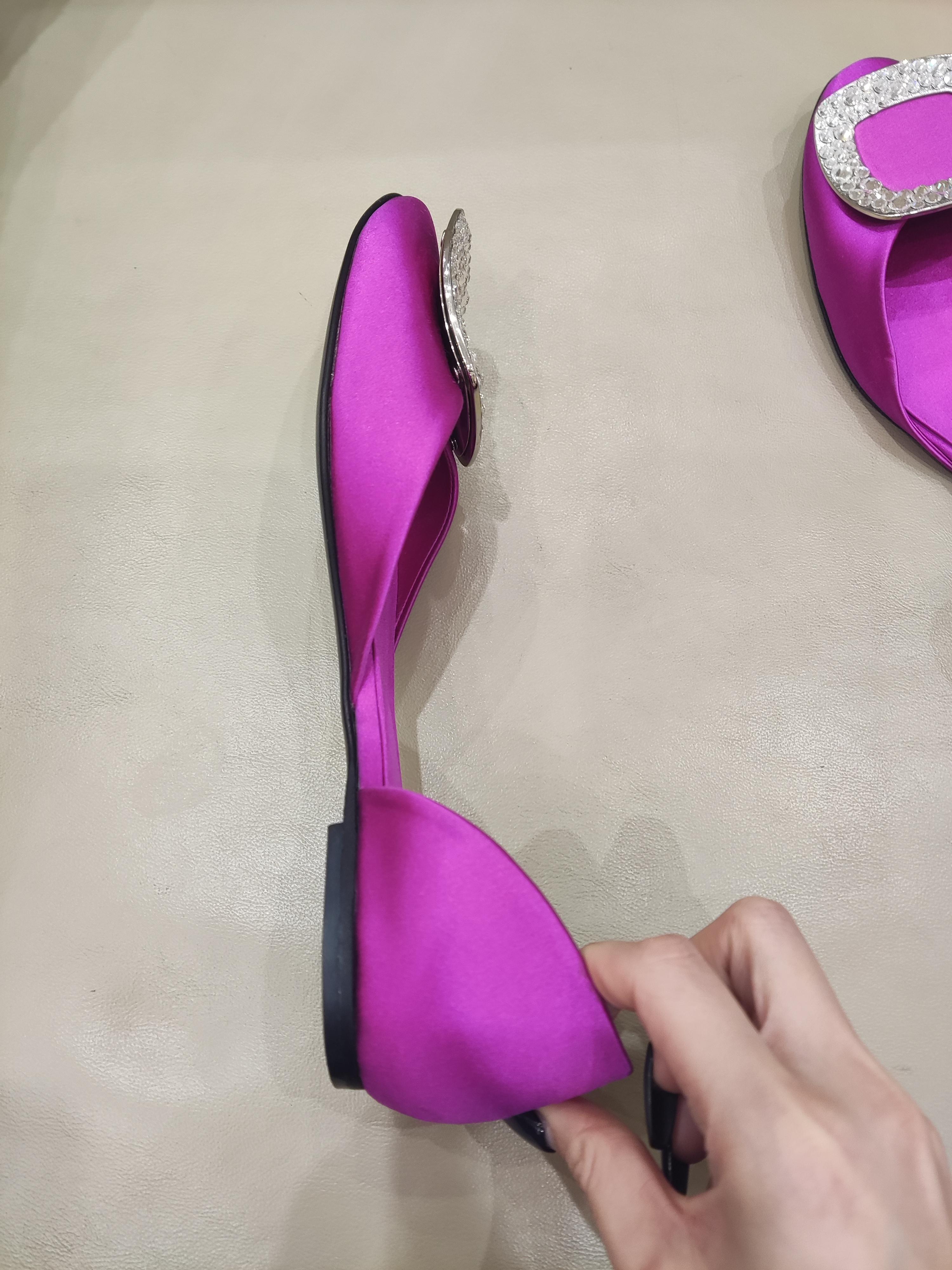 空白 Red Flat shoes