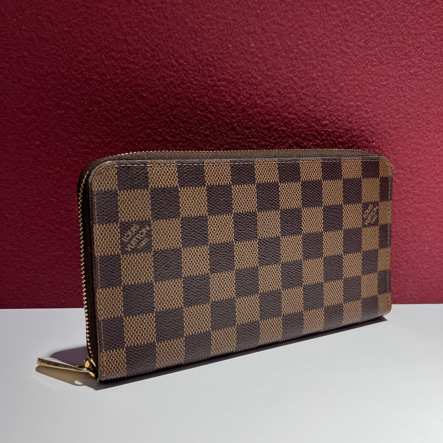 Louis Vuitton Brown Clutch 21.0x12.0cm