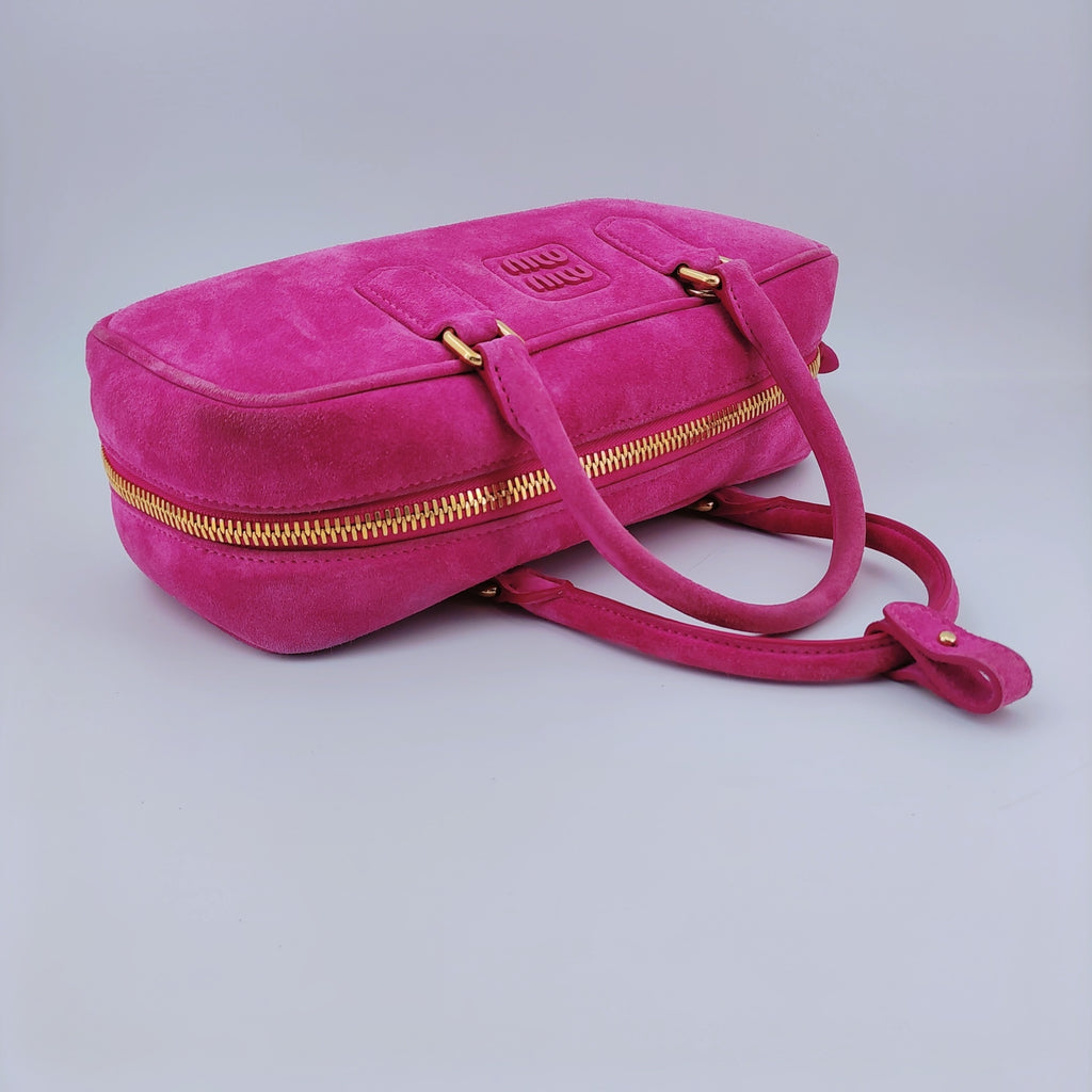 Miu Miu Alcantara Pink