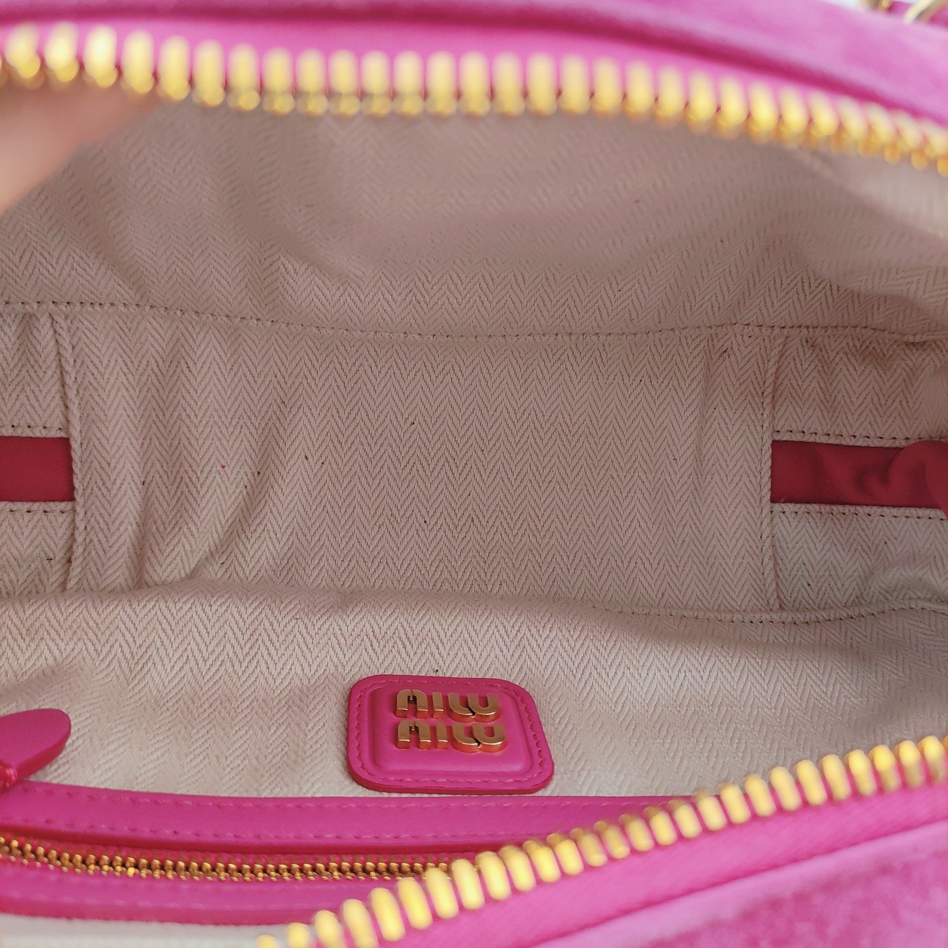 Miu Miu Alcantara Pink