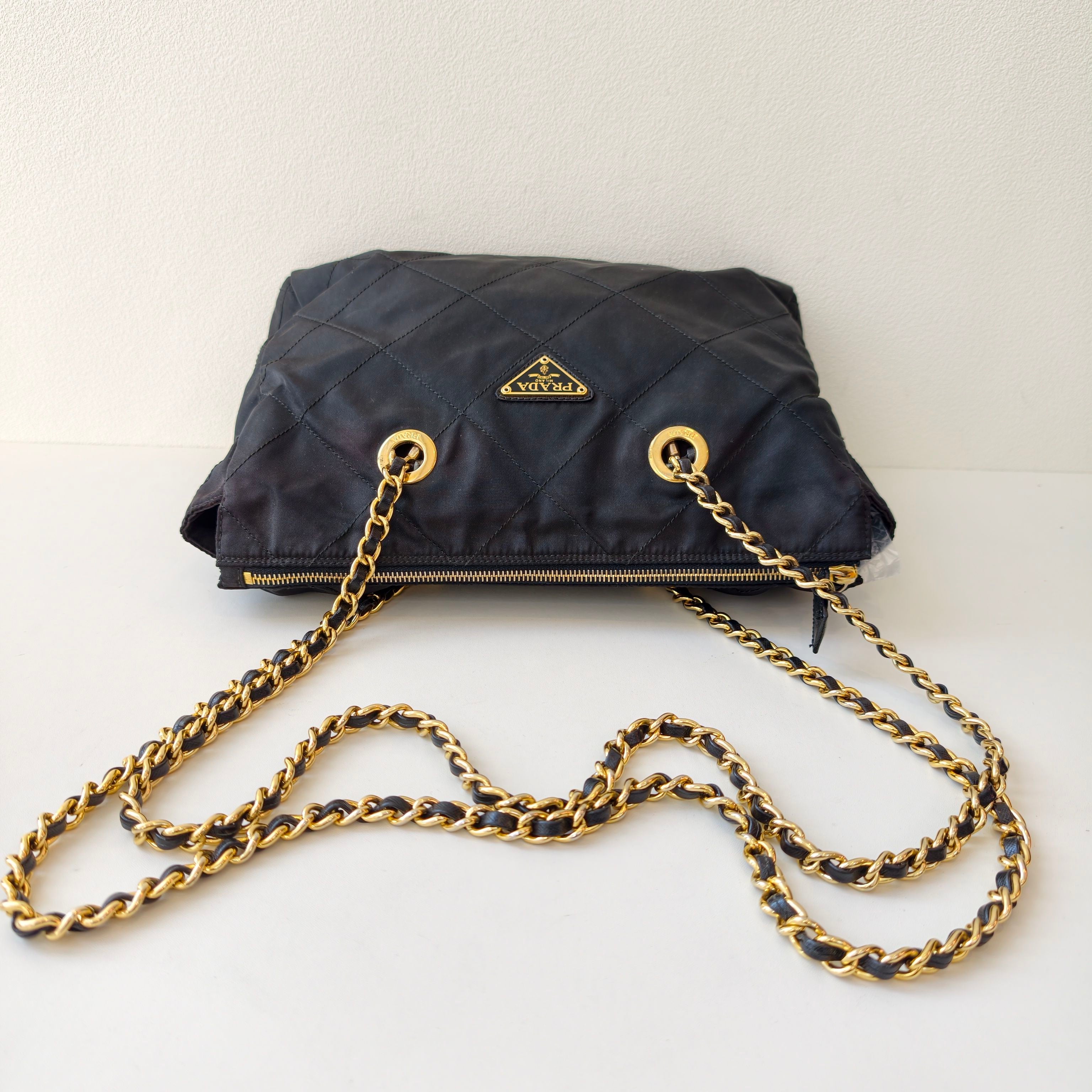Prada Cordura Black Shoulder Bag