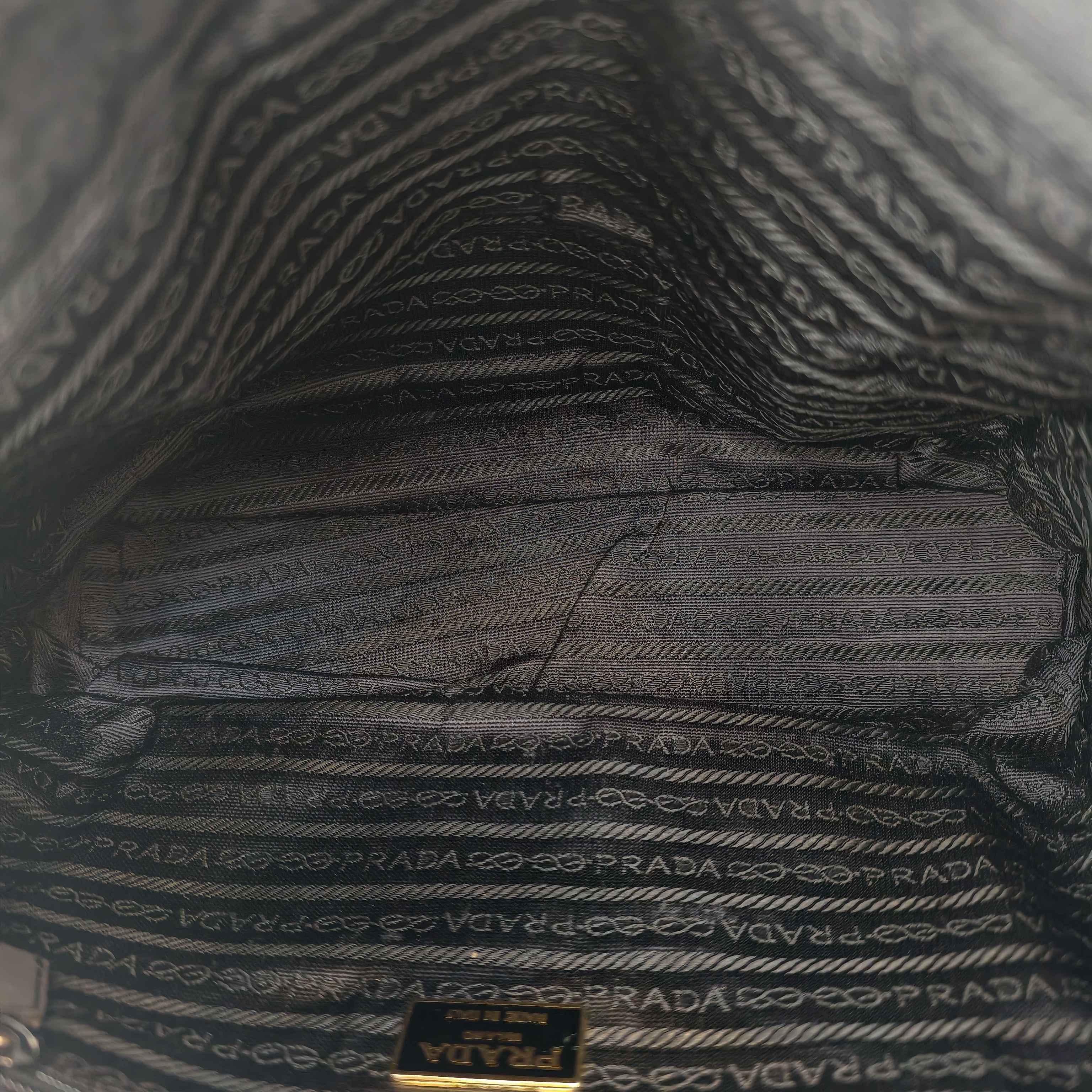 Prada Cordura Black Shoulder Bag