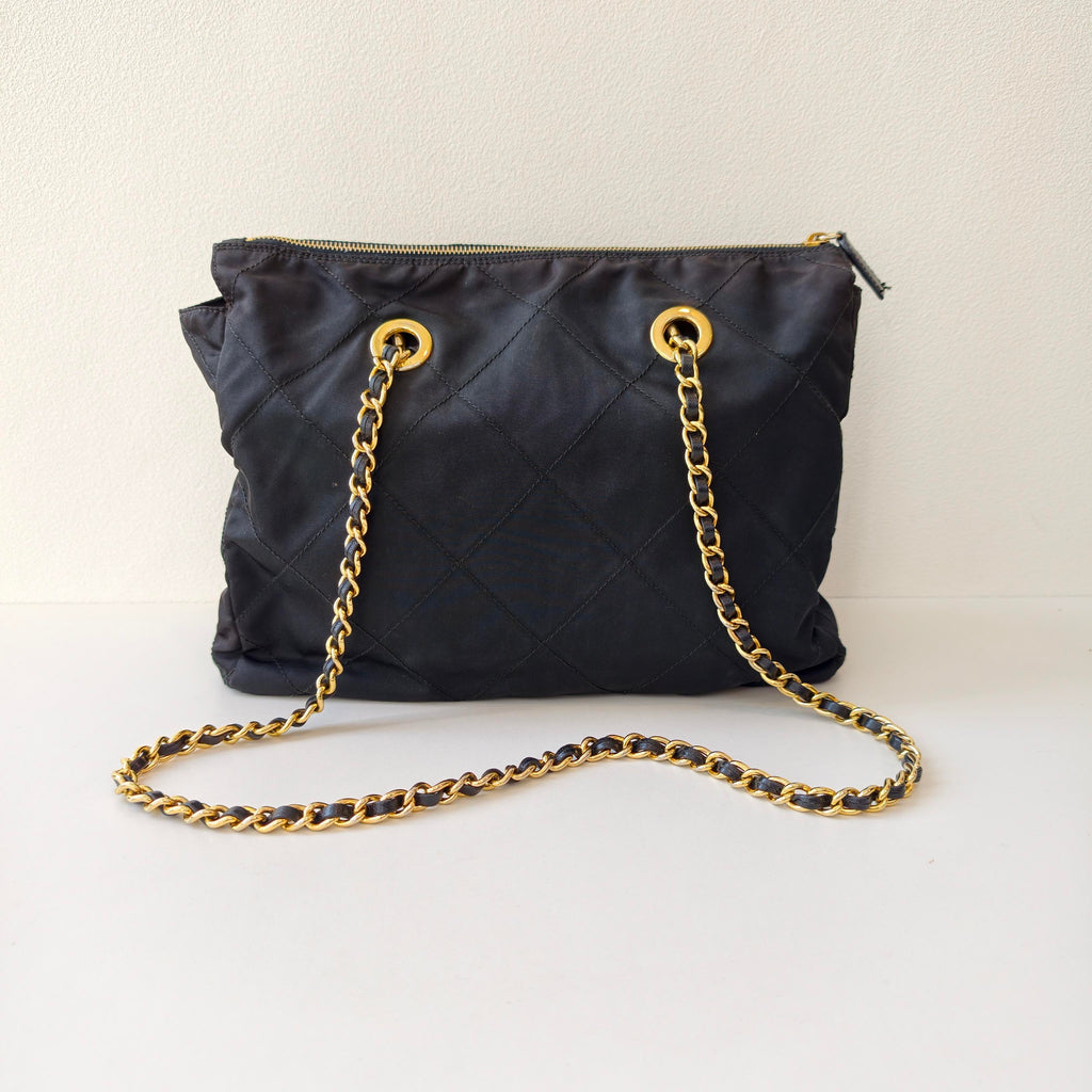 Prada Cordura Black Shoulder Bag