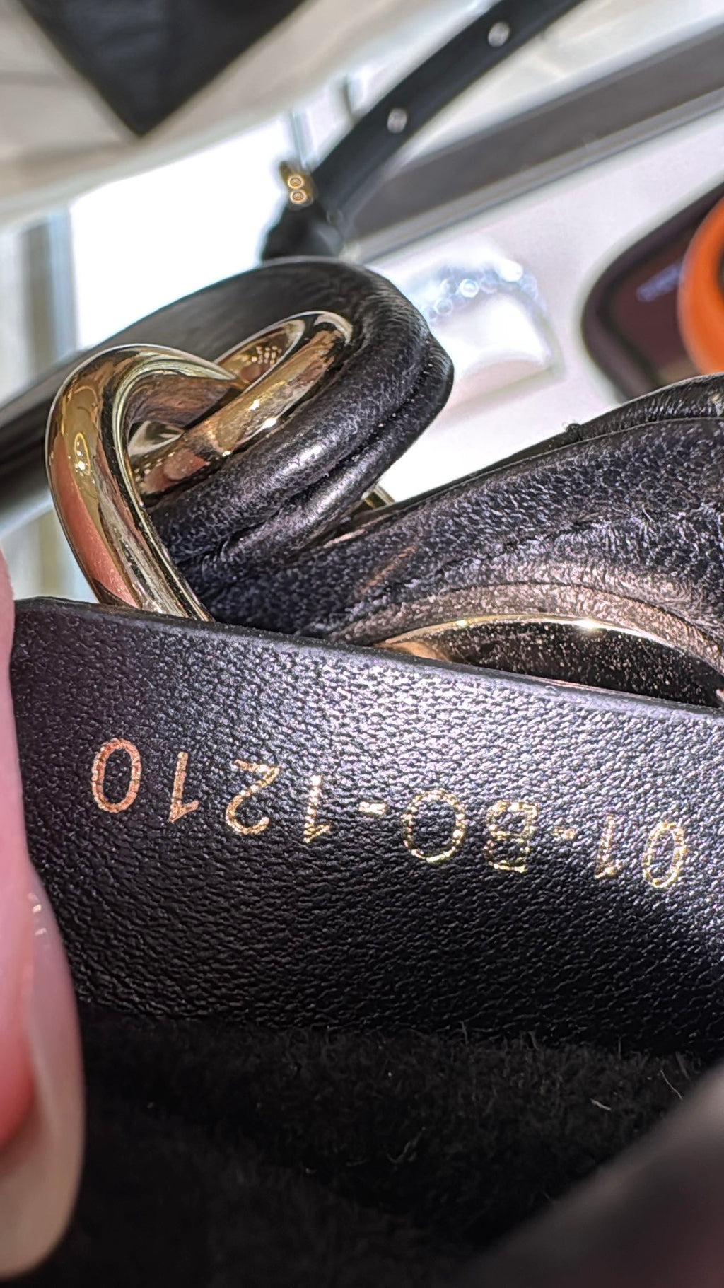 Dior Dimensions: 12 x 10.2 x 5 cm (length x height x width); shoulder strap length: 90–105 cm; length from the top of the shoulder strap to the top of the bag: 45–51 cm. S0856ONGE_M900