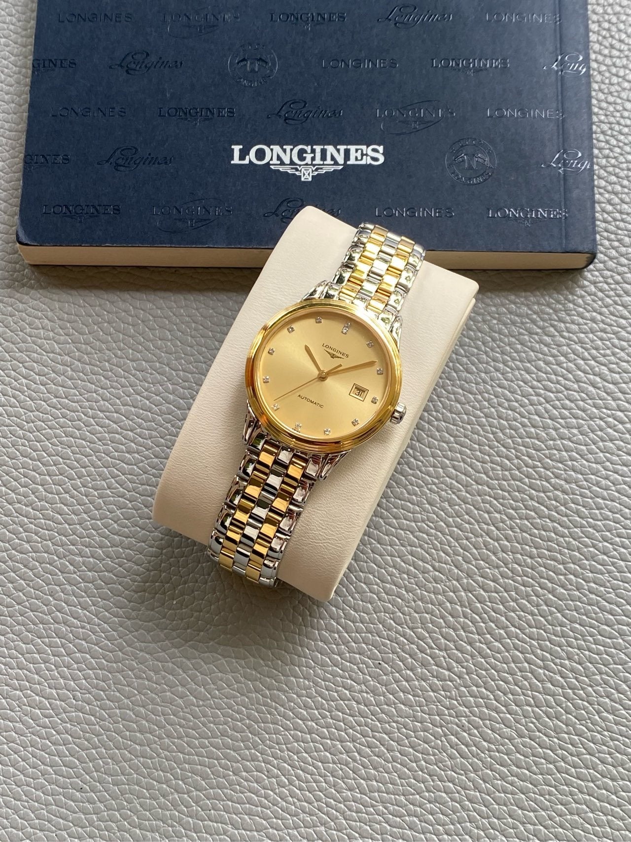 Longines Longines Military Flag Collection Gold Mechanical watch 30.00mm L4.374.3.37.7