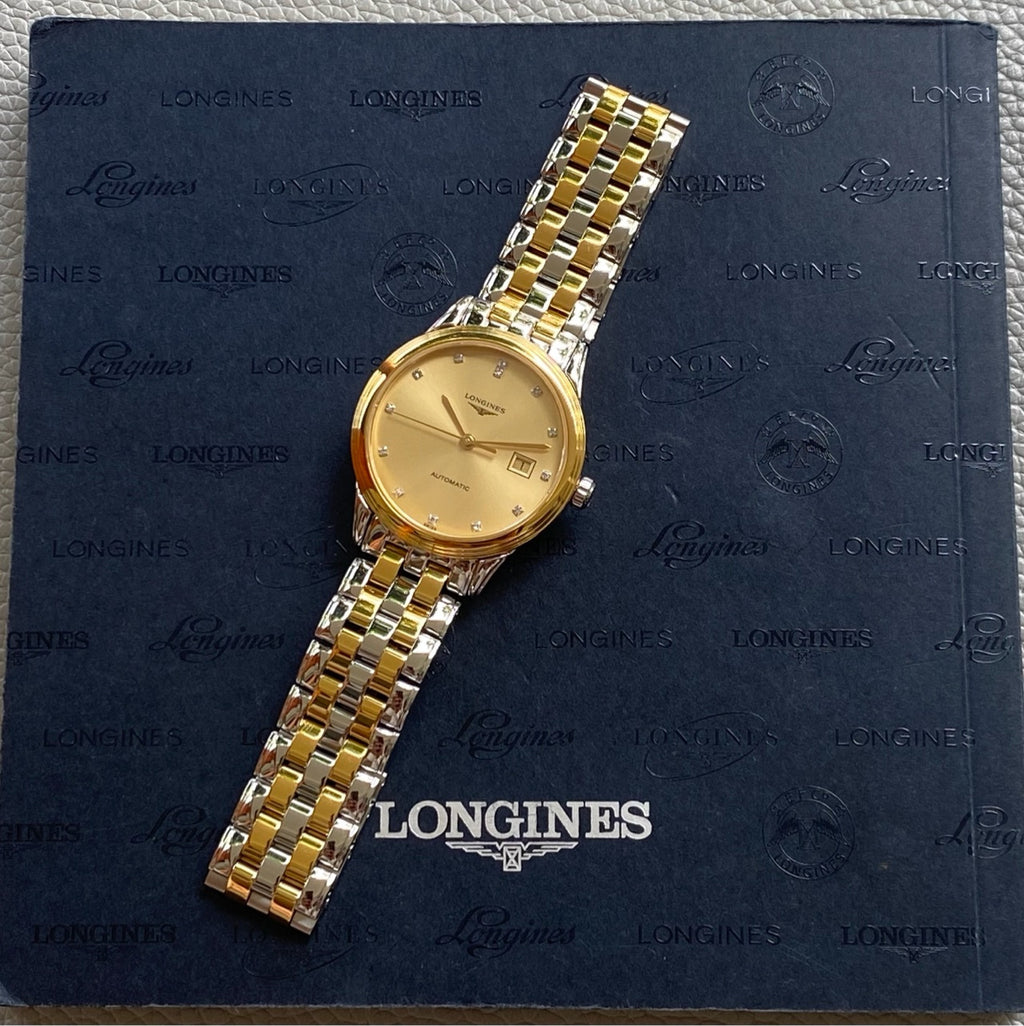 Longines Longines Military Flag Collection Gold Mechanical watch 30.00mm L4.374.3.37.7