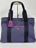 Loewe Canvas Purple Satchel