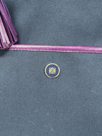 Loewe Canvas Purple Satchel