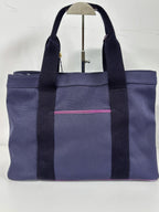 Loewe Canvas Purple Satchel