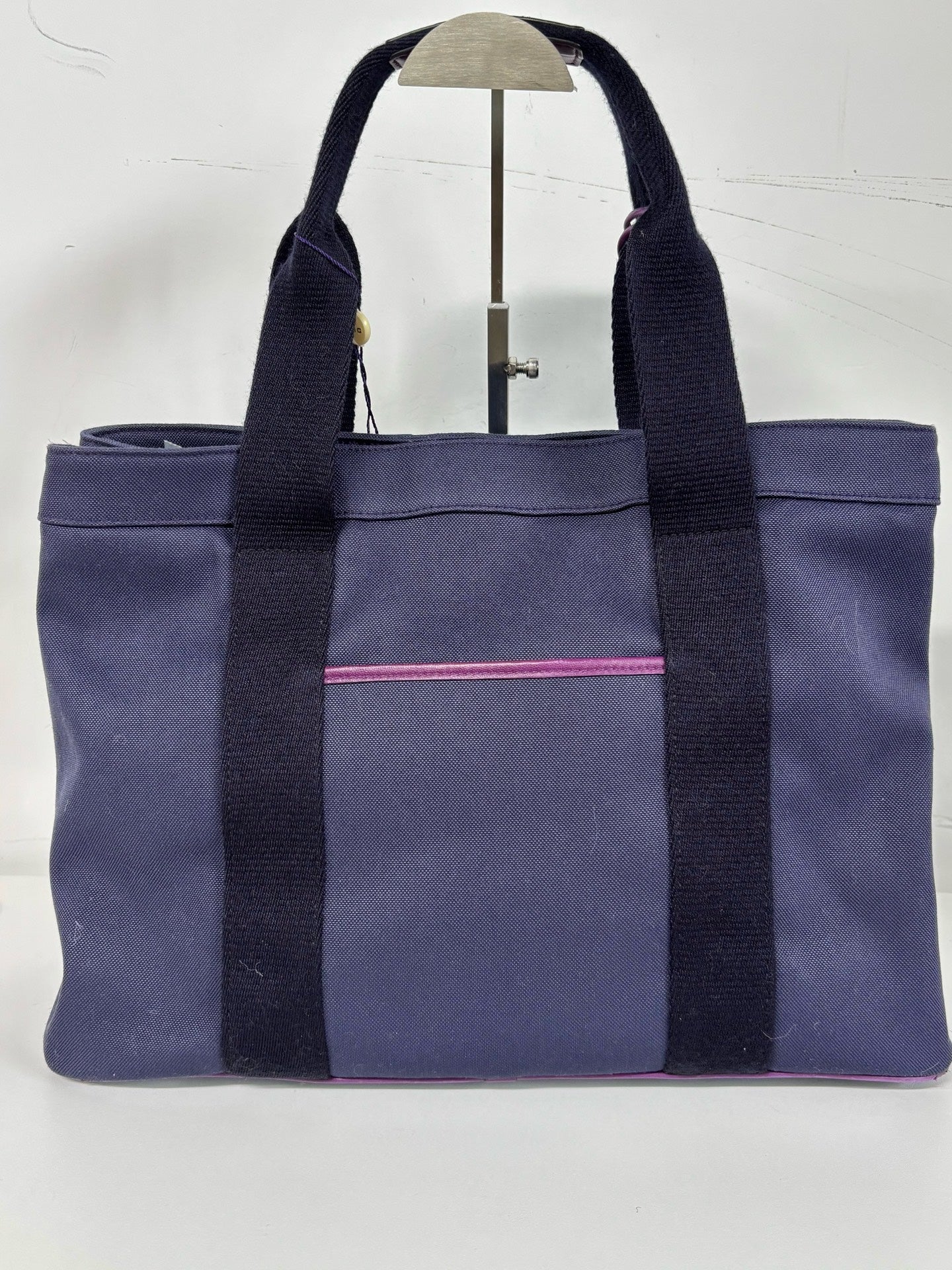 Loewe Canvas Purple Satchel