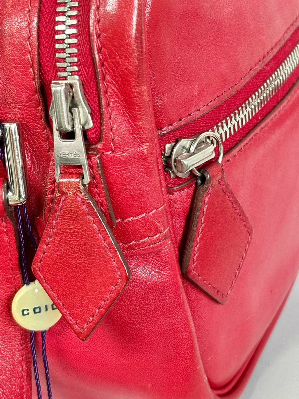 Hermes Red Messenger Bag