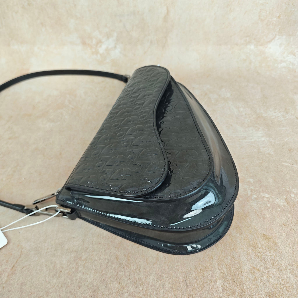 Dior Black Saddle Bag