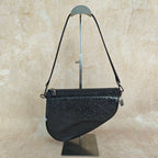 Dior Black Saddle Bag