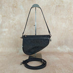 Dior Black Saddle Bag