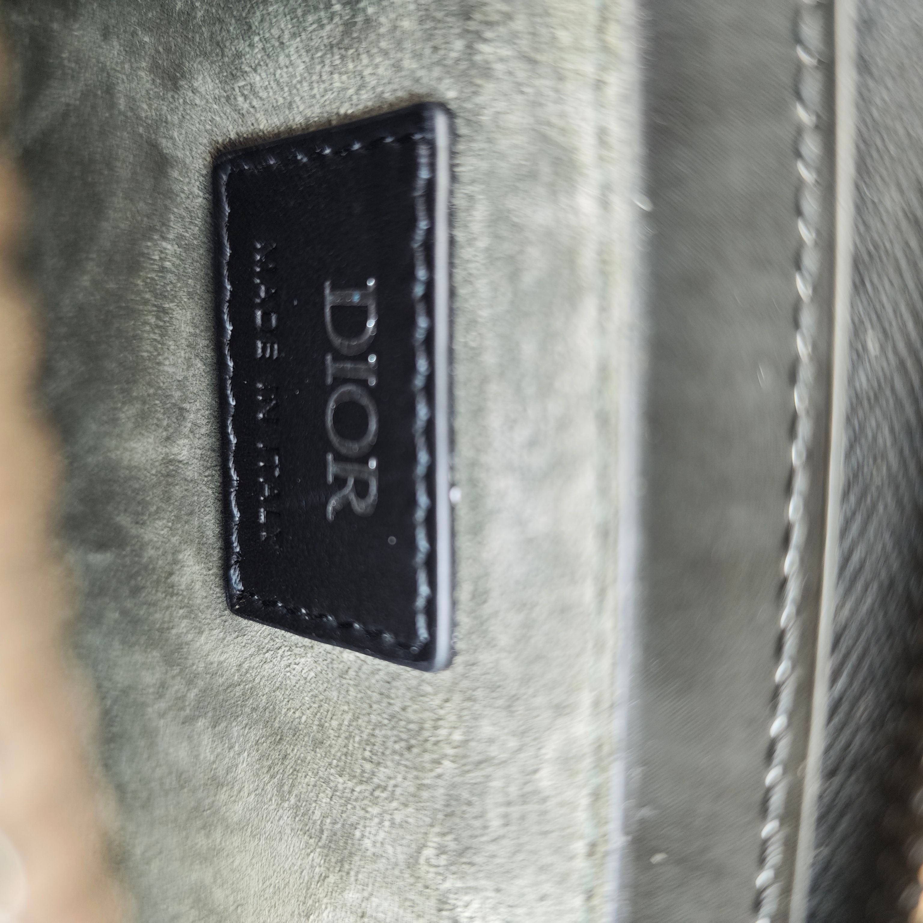 Dior Black Saddle Bag