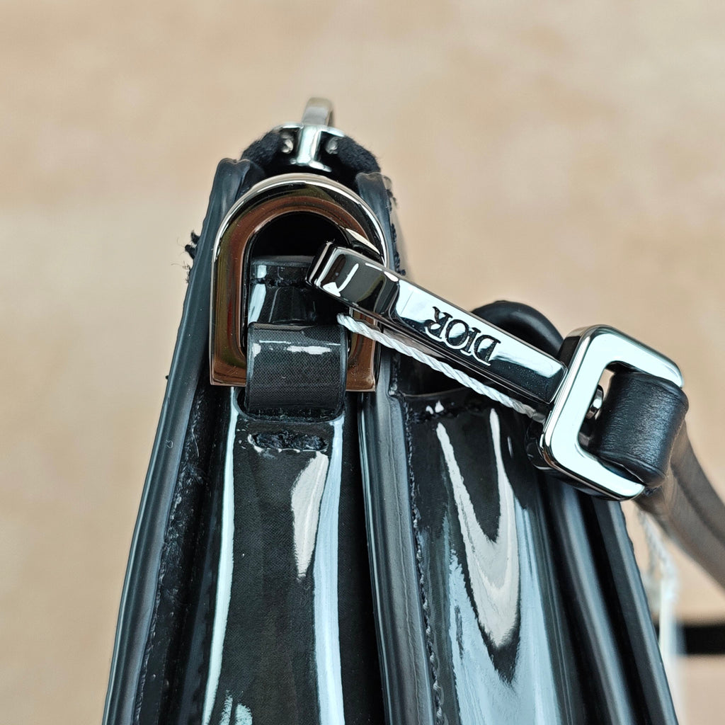 Dior Black Saddle Bag