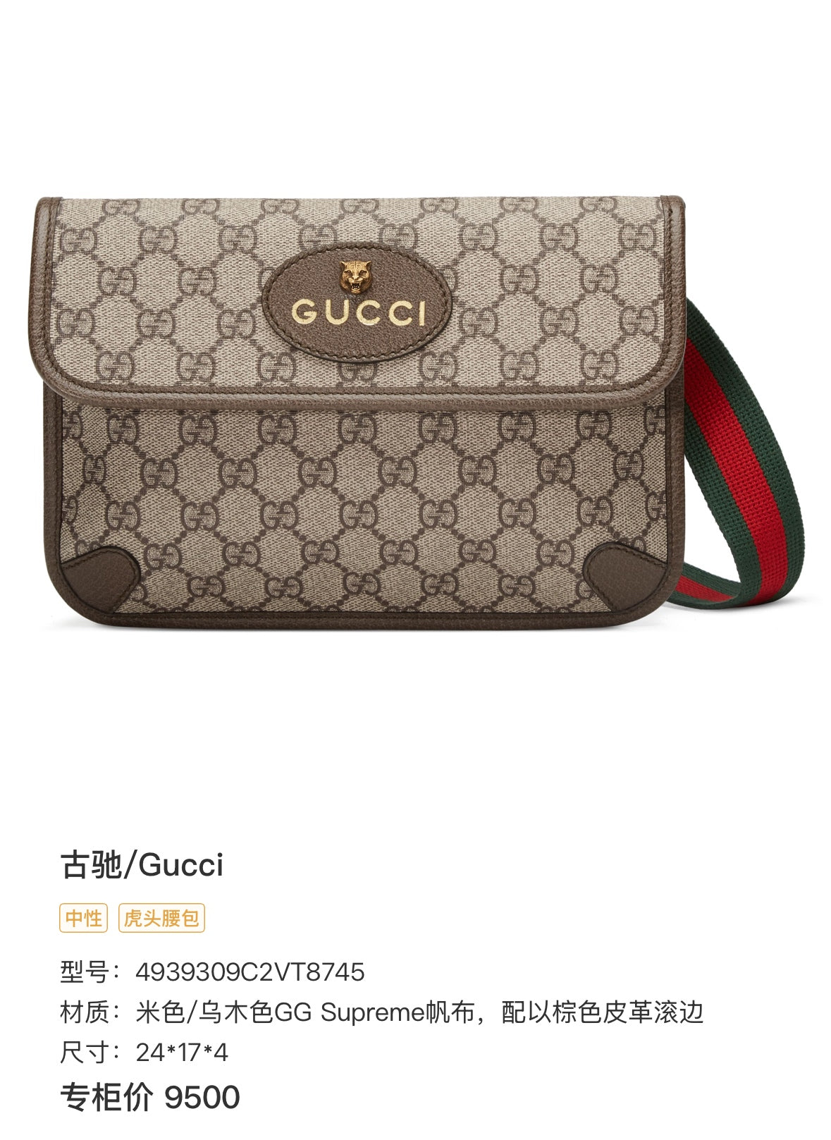 Gucci Belt Bag & Fanny Pack 24*17*4 4939309C2VT8745