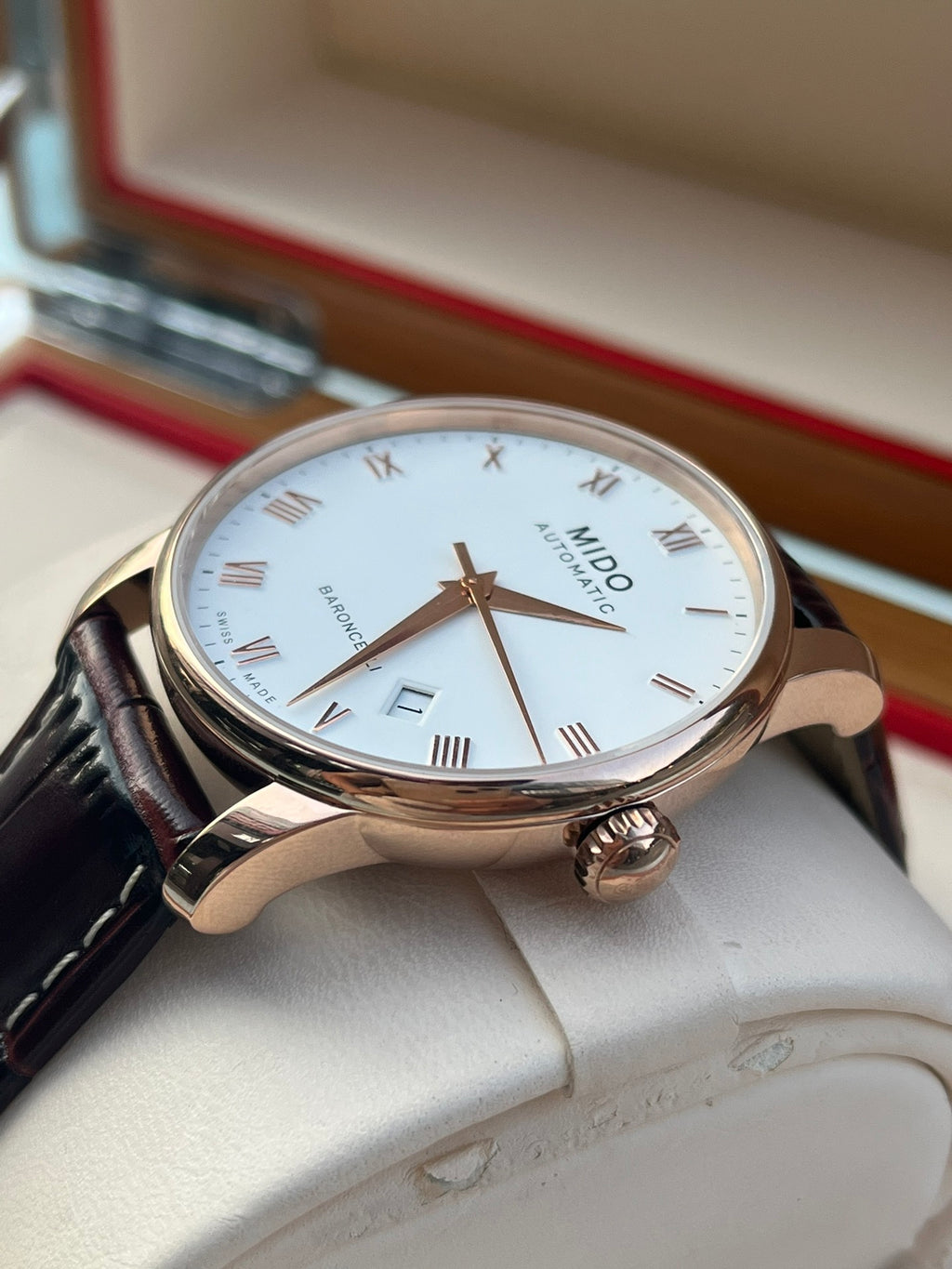 Mido Berenice Rose gold Automatic (self-winding) watch 38 millimeters M8600.2.26.8