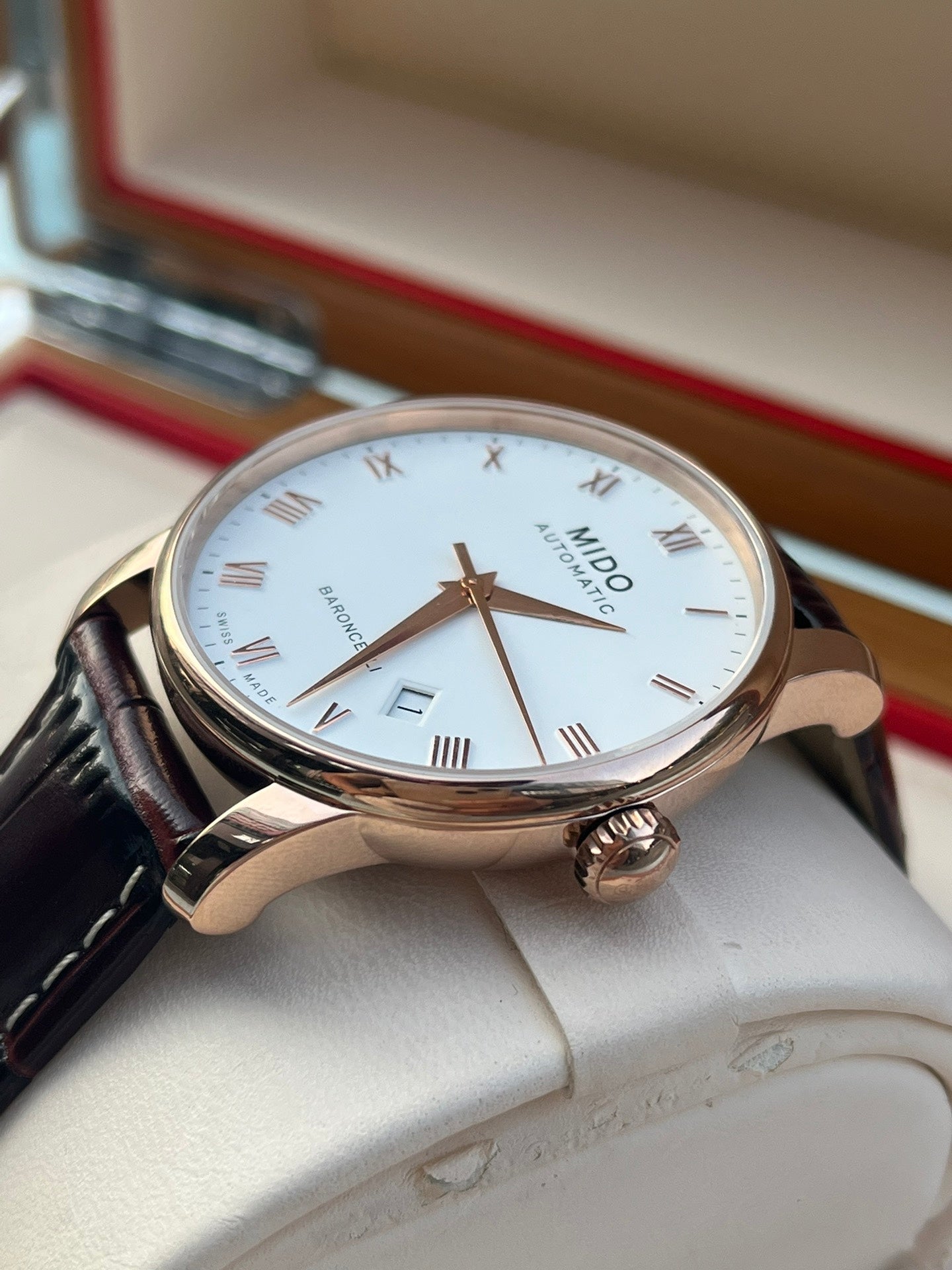 Mido Berenice Rose gold Automatic (self-winding) watch 38 millimeters M8600.2.26.8